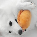 [2 Pack] Nom Waggle Curry Puff Squeakie Chew Toy