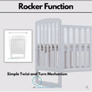 Palette Box Dreamer Plus 10-in-1 Convertible Baby Cot (with Rocking Function) - 2 Colors
