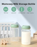 Momcozy Breast Milk Storage Bottle, 4pcs- 300ml