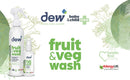 [2 Pack] Dew Fruit & Veg Wash - 2 Sizes
