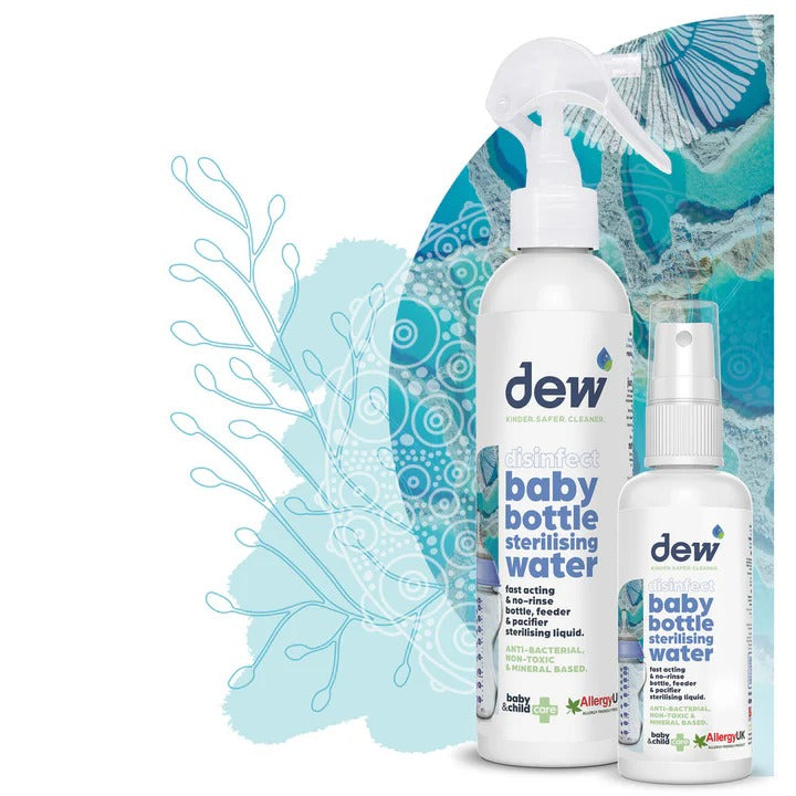 [2 Pack] Dew Baby Bottle Sterilising Water - 2 Sizes