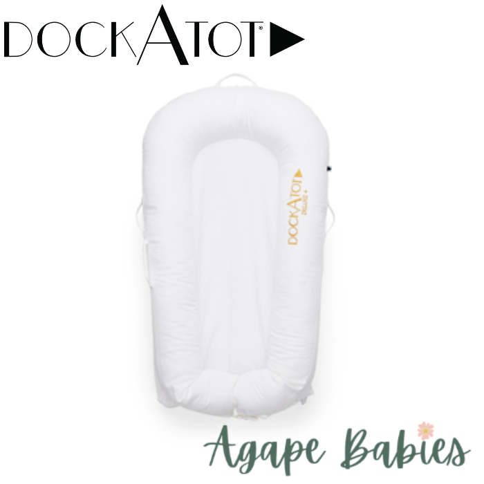 DockATot Deluxe+ Dock Spare Covers (Baby 0-8 months) - Pristine White
