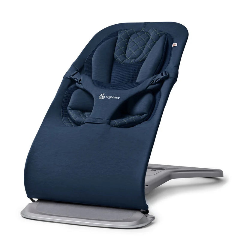 [1 Yr Local Warranty]Ergobaby Evolve 3 in 1 Bouncer - Cool Blue