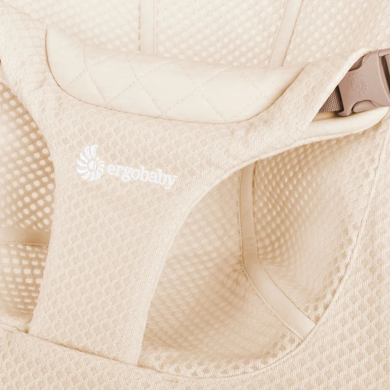 [1 Yr Local Warranty]Ergobaby Evolve 3 in 1 Mesh Bouncer - Cream