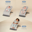 [1 Yr Local Warranty]Ergobaby Evolve 3 in 1 Mesh Bouncer - Cream