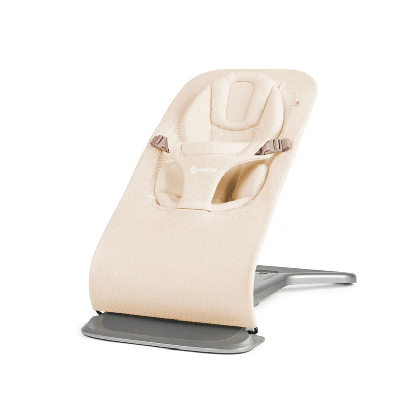 [1 Yr Local Warranty]Ergobaby Evolve 3 in 1 Mesh Bouncer - Cream