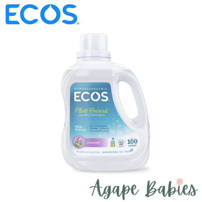 ECOS Hypoallergenic Laundry Detergent - Lavender 50oz/1.48L