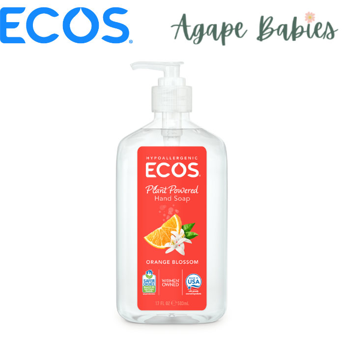 ECOS Hypoallergenic Hand Soap - Orange Blossom 17oz/503ml