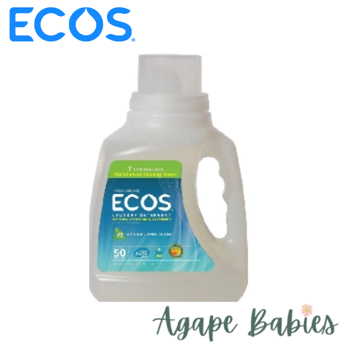 ECOS Hypoallergenic Laundry Detergent Lemongrass 50oz/1.48L