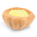 [2 Pack] Nom Waggle Egg Tart Squeakie Chew Toy (Premium)