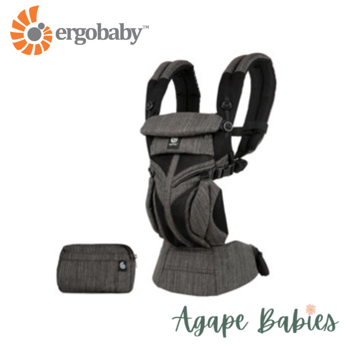Ergobaby Omni 360 Cool Air Mesh Baby Carrier - Black Tweed