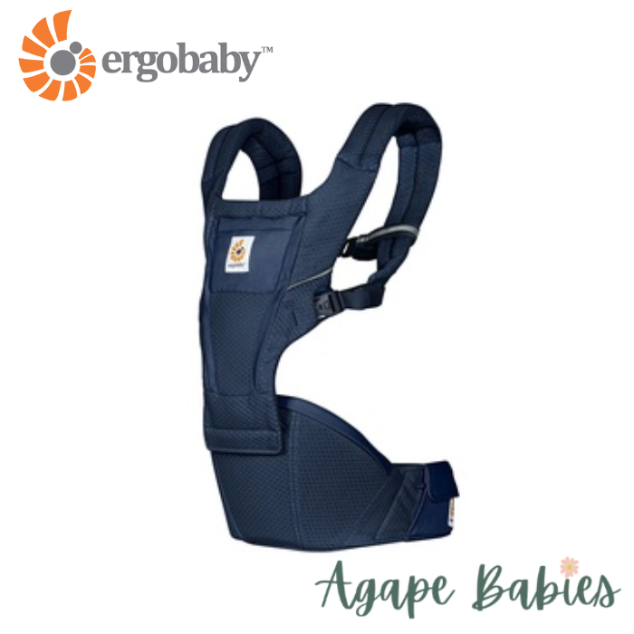 [10 year local warranty] Ergobaby Alta Hip Seat Baby Carrier - Midnight Blue