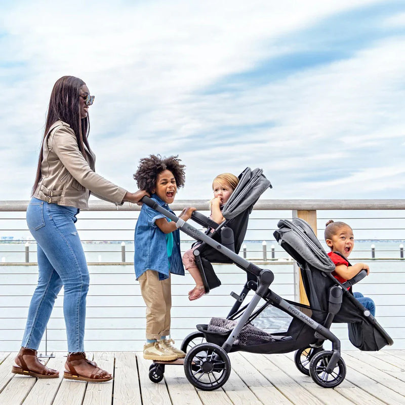 Evenflo Pivot Xpand™ Travel System w/ LiteMax Infant Car Seat - Ayrshire Black [2nd Seat Only]