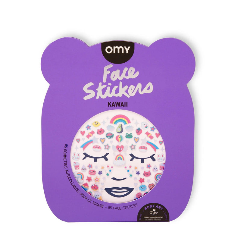 [2 pack] OMY Face Stickers - 2 Variants