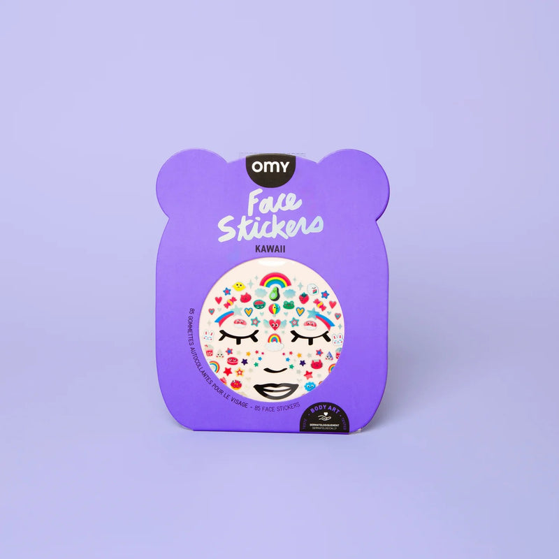 [2 pack] OMY Face Stickers - 2 Variants