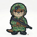 Black Stealth Iron On Patch - Warrant Officer Dobhar-chú™ in SAF Uniform (SBO)
