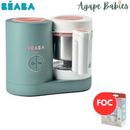 Beaba Babycook® NEO Eucalyptus - SG Plug ( 5 Years Local Warranty From Manufacturing Defects) - FOC Pigeon Breast Milk Storage Bags 120ml Holidays