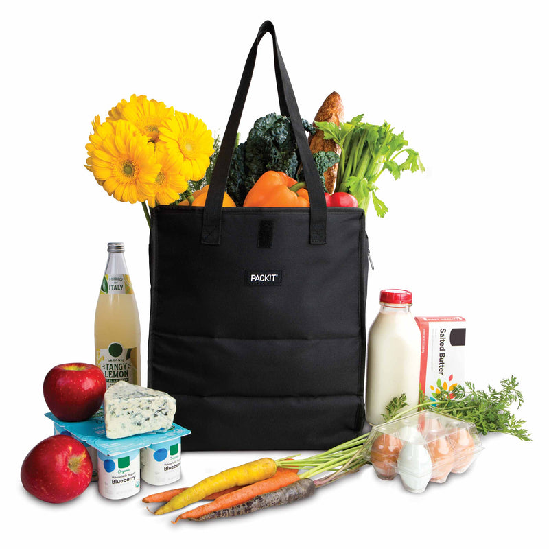 PackIt Freezable Grocery Bag - Black