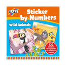 [2 Pack] Galt Sticker By Numbers (Wild Animals)