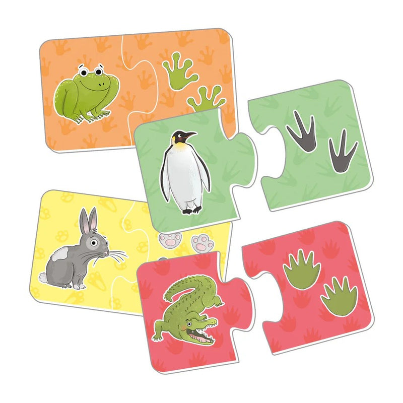 [2 Pack] Galt Paw Print Puzzles