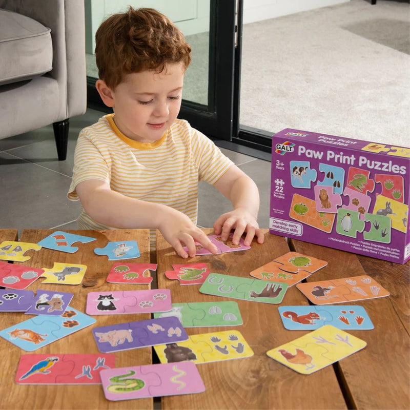 [2 Pack] Galt Paw Print Puzzles