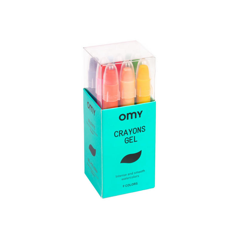 OMY 9 Crayons Gel