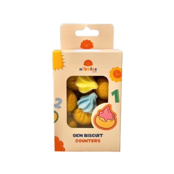 [2 Pack] Nom Gem Biscuit Counters - 20pcs