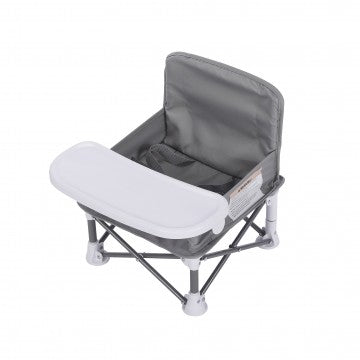 Lucky Baby Easy Go Portable Folding Booster Chair - Grey