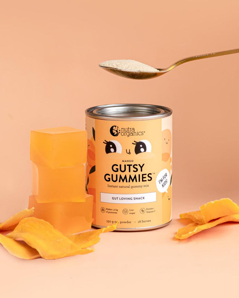 Nutra Organics Gutsy Gummies 150g -Mango