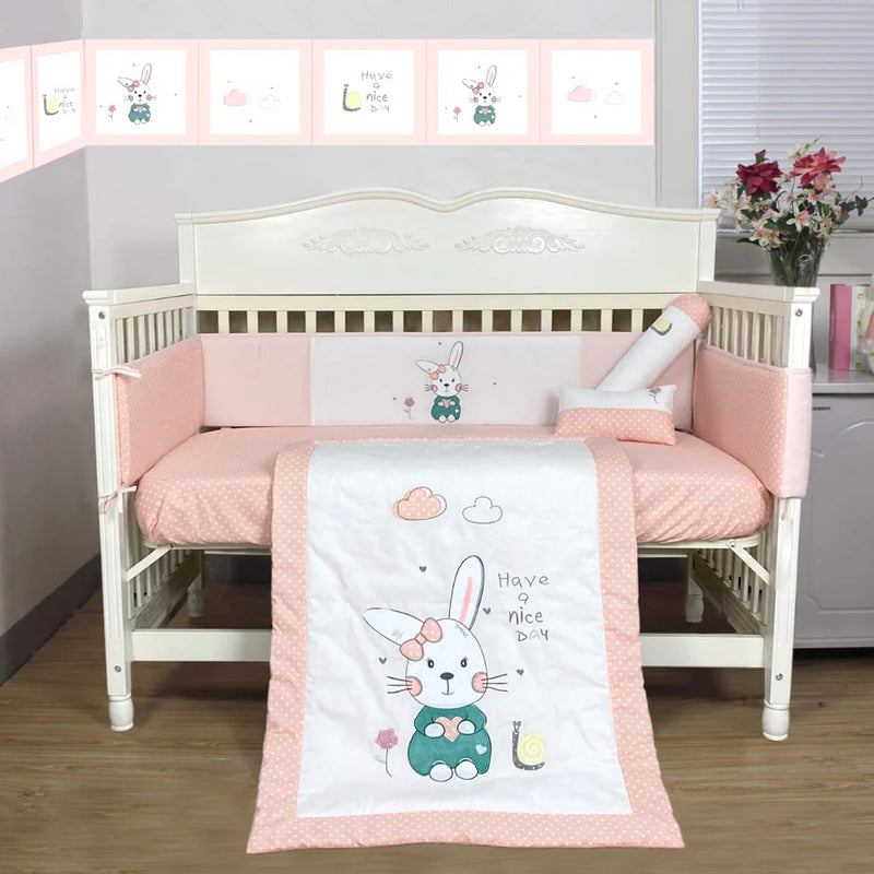 Happy Cot 100% Cotton Bedding Set - Have a Nice Day (3pcs)