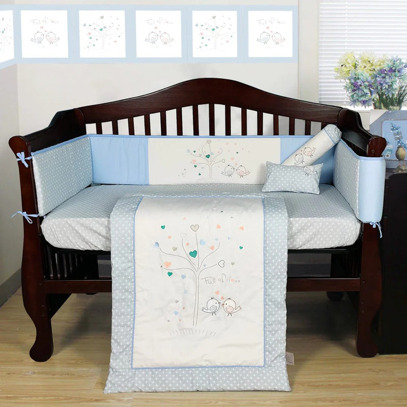 Happy Cot 100% Cotton Bedding Set - Full of Love (3pcs)