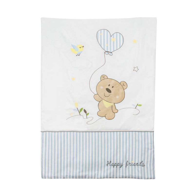 Happy Cot 100% Cotton Baby Comforter - Happy Friends (2 Colors)