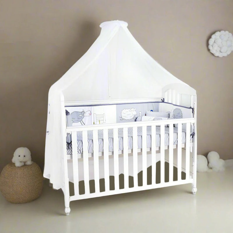 [1 Year Local Warranty] Happy Cot Happy Dream 4-in-1 Convertible Baby Cot - Free Mosquito Net