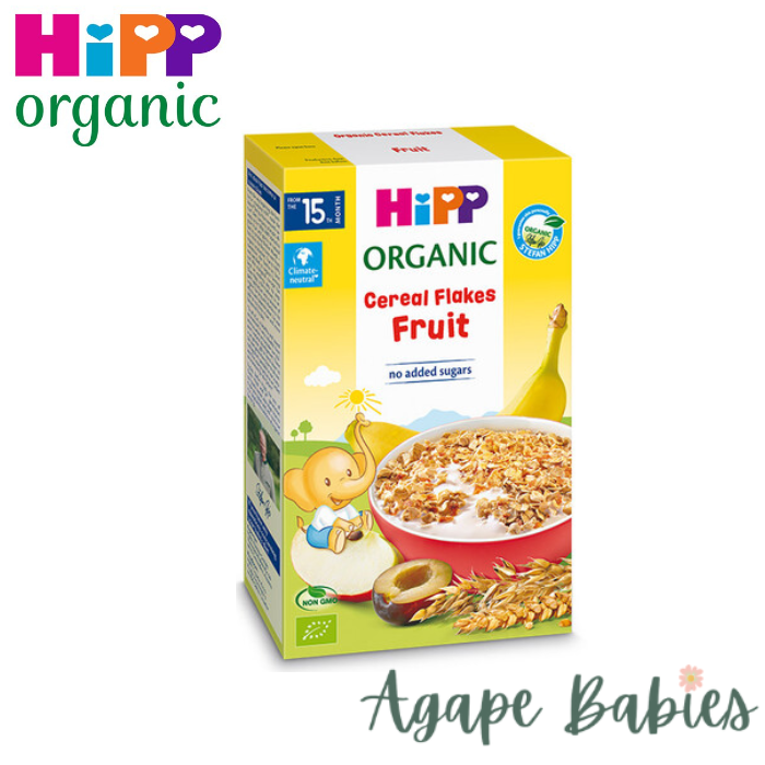 Hipp Organic Cereal Flakes Fruit No Added Sugar 200g (15M Up) Exp: 08/24