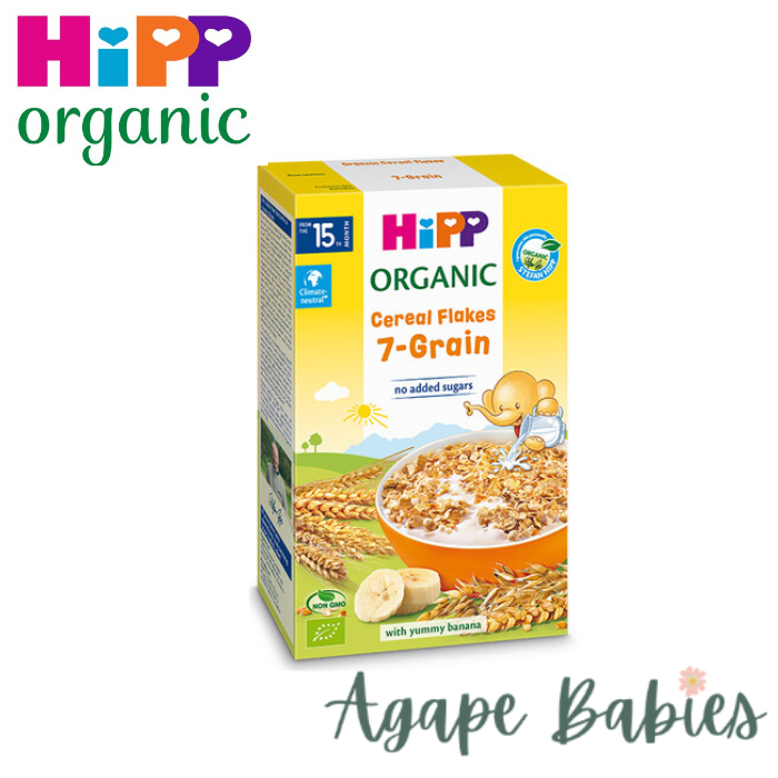 Hipp Cereal Flakes 7 Grain 200g (EU) - 15M Up  Exp: 02/25
