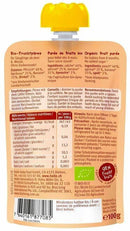 [Exp: 11/25] (Bundle of 6) Holle Organic Pouch - Panda Peach - Peach, Apricot & Banana with Spelt 100g - From 8 Months