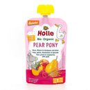 [Exp: 2026] (Bundle of 6) Holle Organic Pouch - Pear Pony - Pear, Peach & Raspberries with Spelt 100g - From 8 Months