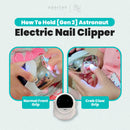 MyLO Astronaut Electric Nail Clipper Trimmer for Baby & Kids Astronaut (1yr Warranty ) - FOC 2 Paraben-Free Fever Cooling Patch Box