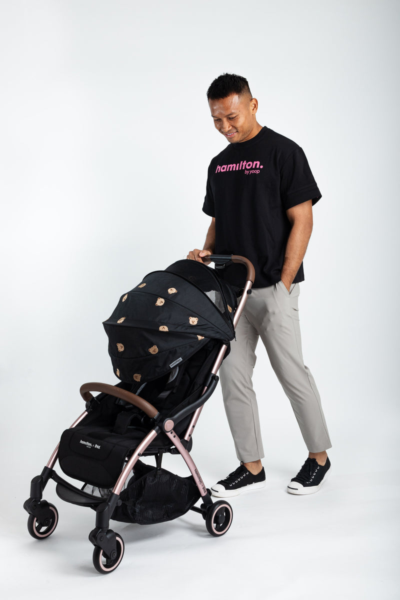 (2 Years Local Warranty)Hamilton X1 Plus x DTD (Bear) MagicFold Stroller - 2 Colors