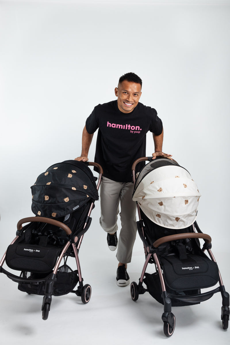 (2 Years Local Warranty)Hamilton X1 Plus x DTD (Bear) MagicFold Stroller - 2 Colors