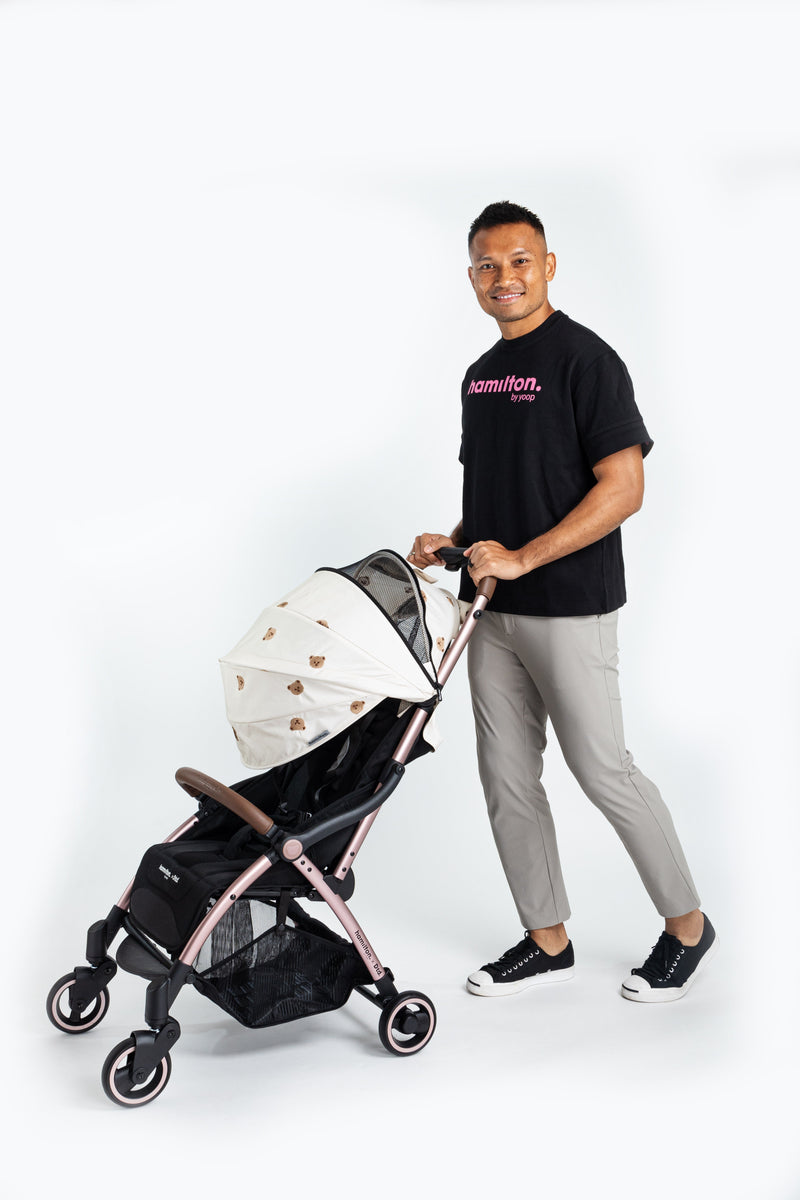 (2 Years Local Warranty)Hamilton X1 Plus x DTD (Bear) MagicFold Stroller - 2 Colors