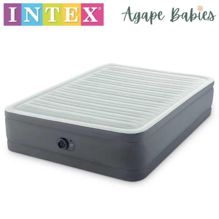 Intex Premaire I Elevated Airbed with Integrated Pump - Queen Size