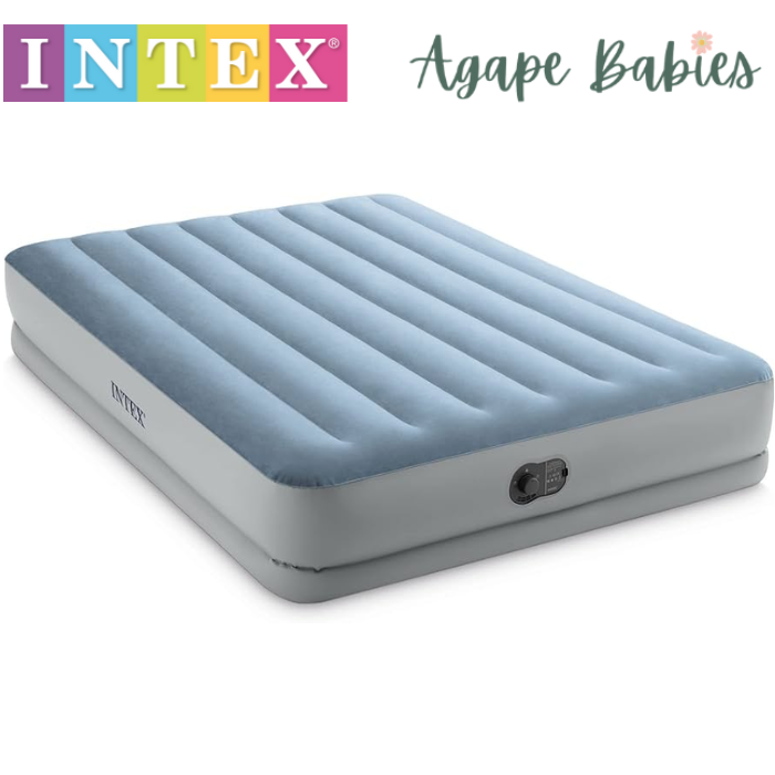 IT64159 INTEX Queen Dura-Beam® Comfort Airbed w/ Fastfill USB Pump