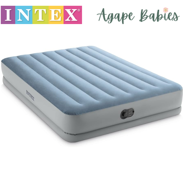 INTEX Queen Dura-Beam® Comfort Airbed w/ Fastfill USB Pump