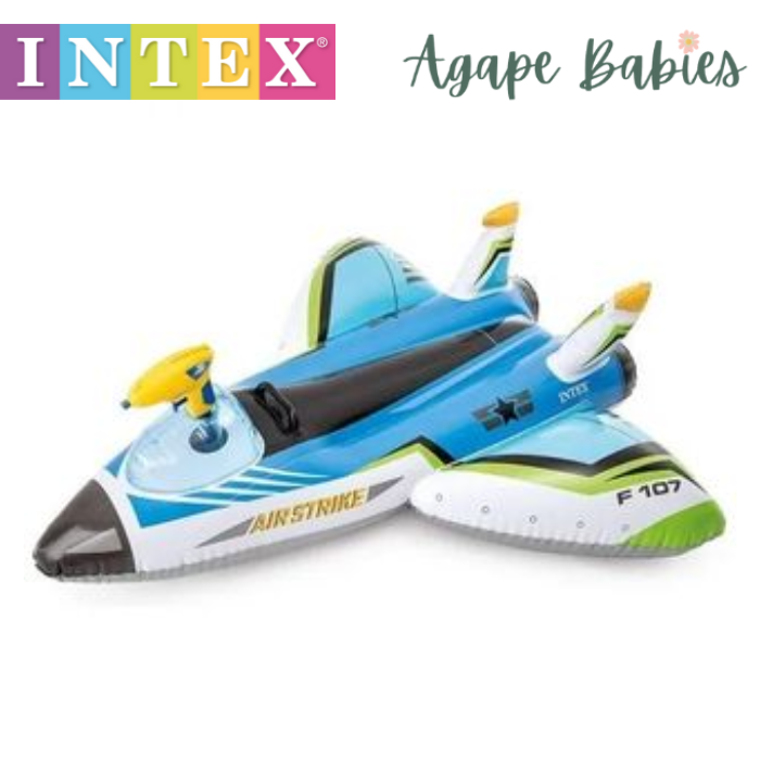 INTEX Water Gun Plane Ride-on - Blue