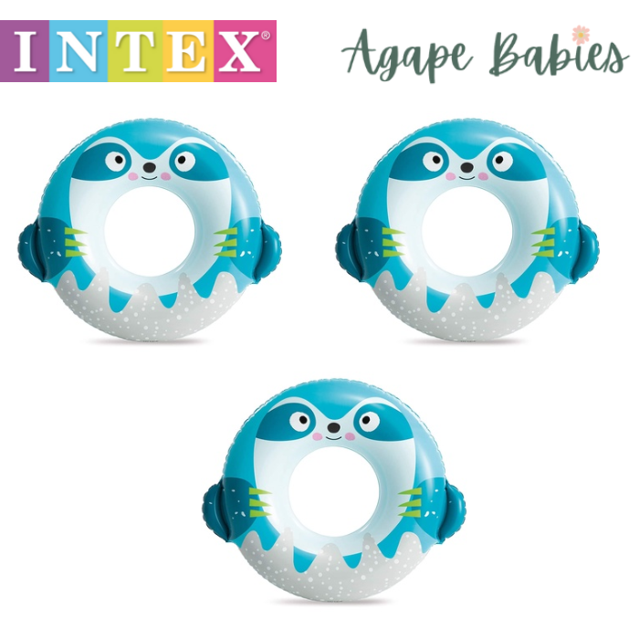 [3-Pack] INTEX Cute Animal Tubes (84cm) - Blue Sloth