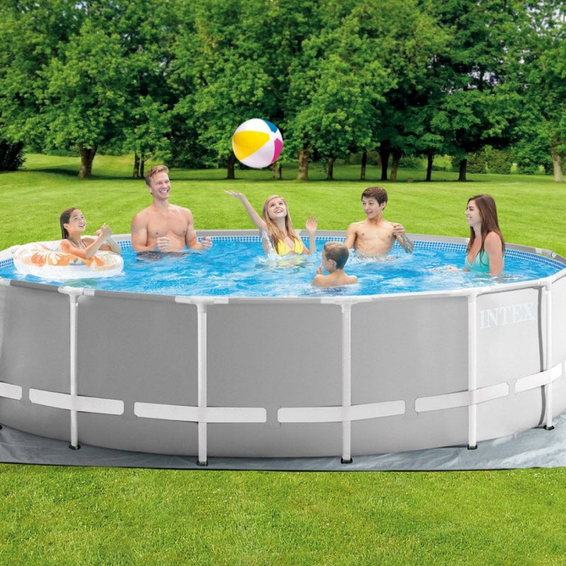 INTEX Prism Frame Round Pool Set (4.57 x 1.22m)