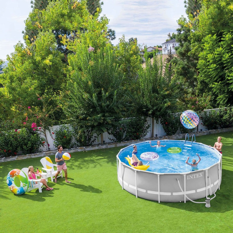 INTEX Prism Frame Round Pool Set (4.57 x 1.22m)