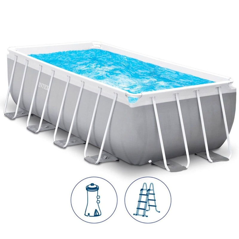 Intex Prism Frame Rectangular Pool Set (4m x 2m x 1.22m)
