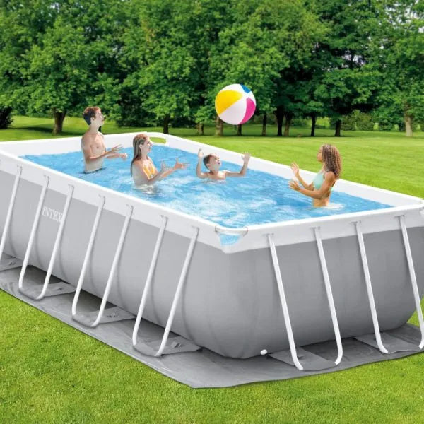 INTEX Prism Frame Rectangular Pool (4.88 x 2.44 x 1m)